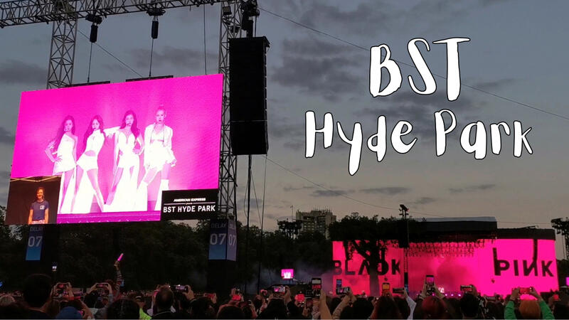 Le public londonien uni par la K-pop devant BLACKPINK et The Rose